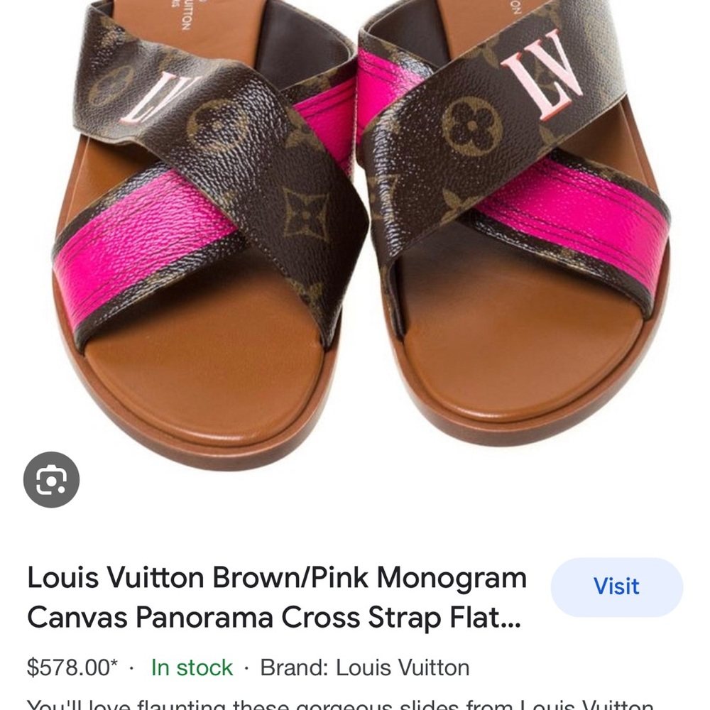 Authentic Louis Vuitton slides size 39 - Picture 6 of 6